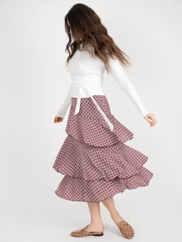 Nevidex Print Skirt
