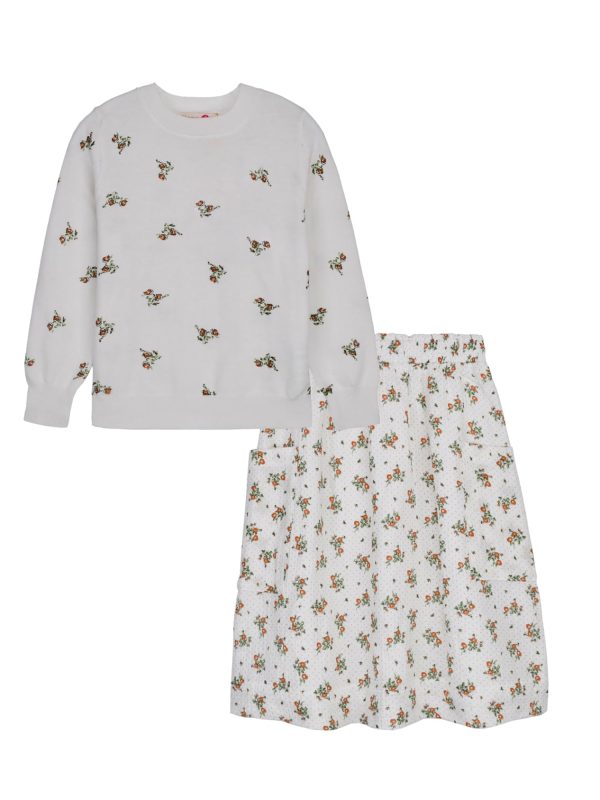 Nevidex  Floral Skirt